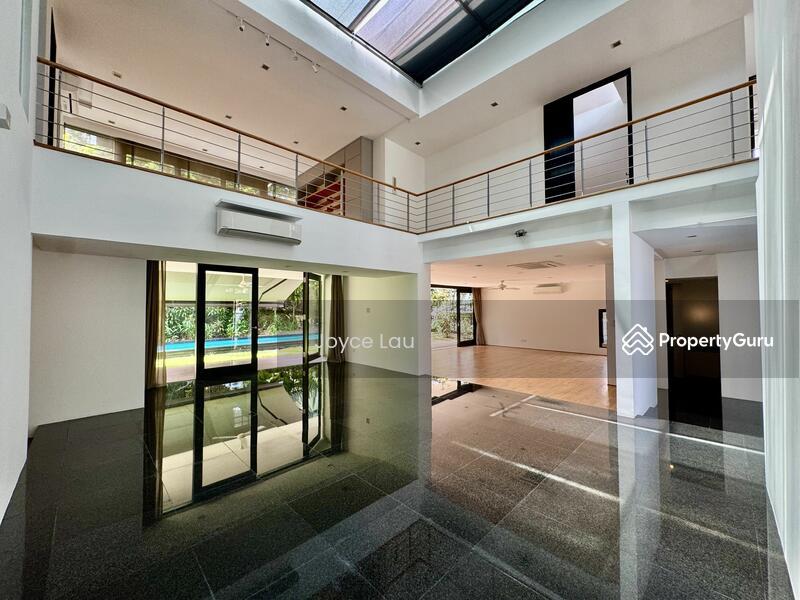 Raffles Park GCBA 2 Storey Contemporary Hilltop Bungalow, Poolview! Immediate