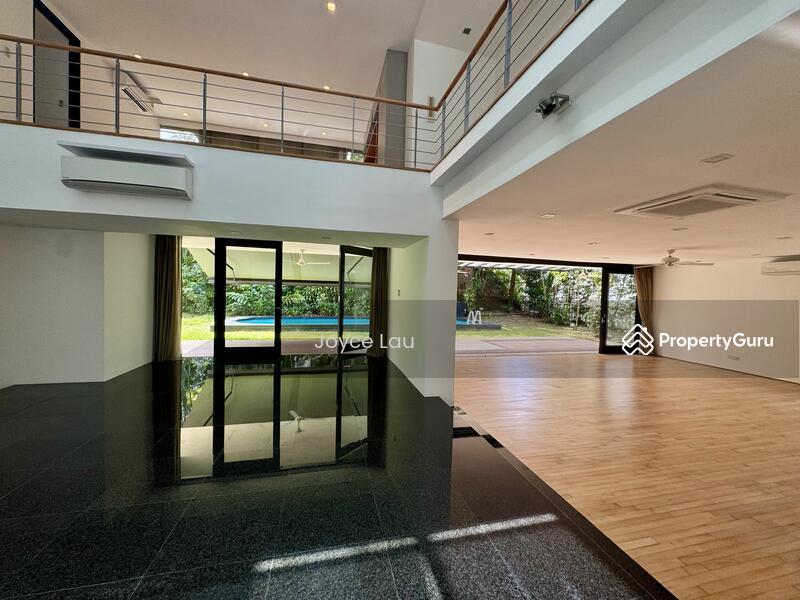 Raffles Park GCBA 2 Storey Contemporary Hilltop Bungalow, Poolview! Immediate