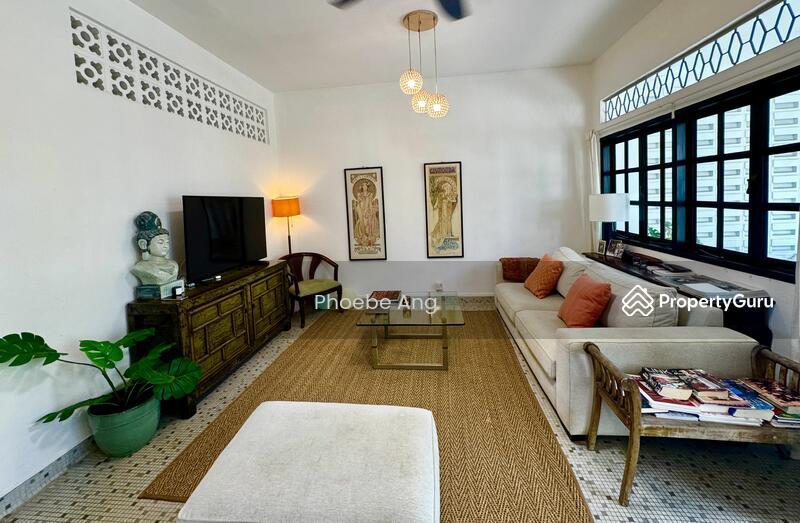 Bukit Timah Namly Estate beautiful 2 Storey Retro Black White Garden and Patio