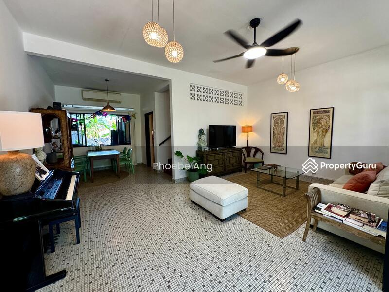 Bukit Timah Namly Estate beautiful 2 Storey Retro Black White Garden and Patio
