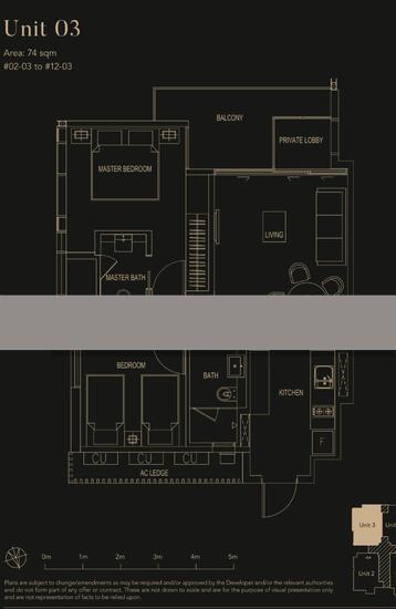 8 Hullet Condominium For Rent, $6,000, 2 Bed 2 Bath 797 sqft $7.53 psf