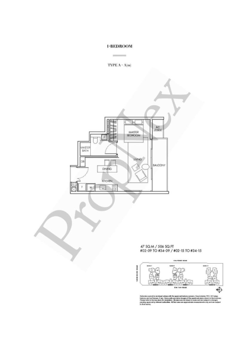 Highline Residences Condominium For Rent, $4,100, 1 Bed 1 Bath 506 sqft $8.10 psf