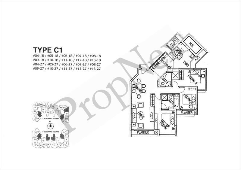 Compass Heights Condominium Room Rental, $1,680, 1 Bed 250 sqft $6.72 psf