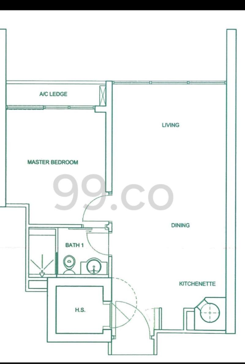 Apartment for Rent: Anson, D02, 078878