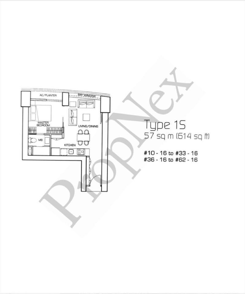 Condominium for Rent: Marina, D01, 018988