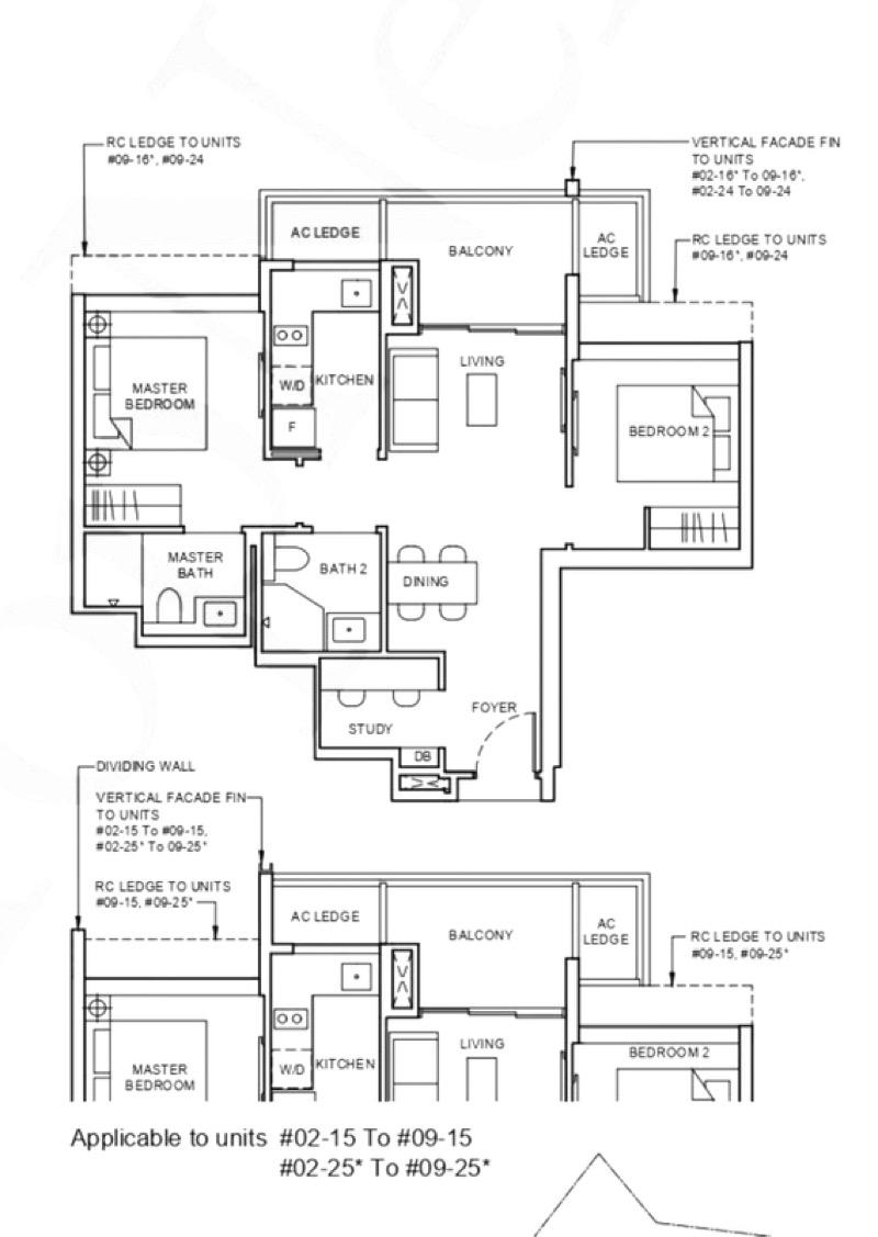 FORETT@BUKIT TIMAH Apartment For Rent, $4,500, 2 Bed 2 Bath 721 sqft $6.24 psf