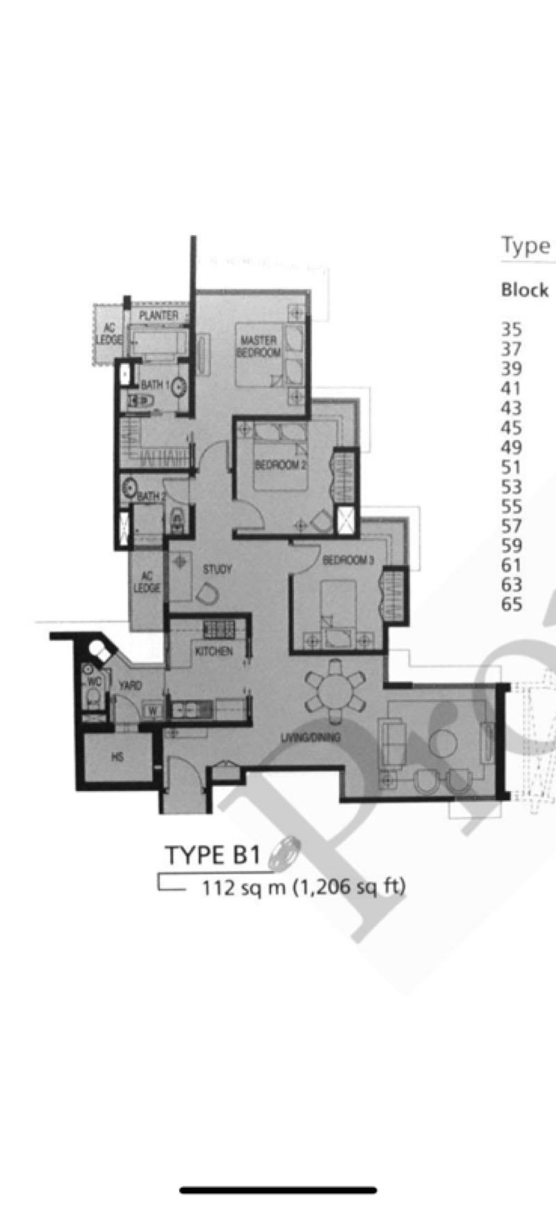 Savannah Condopark Condominium For Rent, $4,800, 3 Bed 3 Bath 1,227 sqft $3.91 psf
