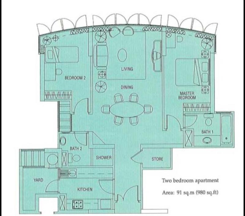 Simsville Condominium For Rent, $4,300, 3 Bed 1 Bath 986 sqft $4.36 psf