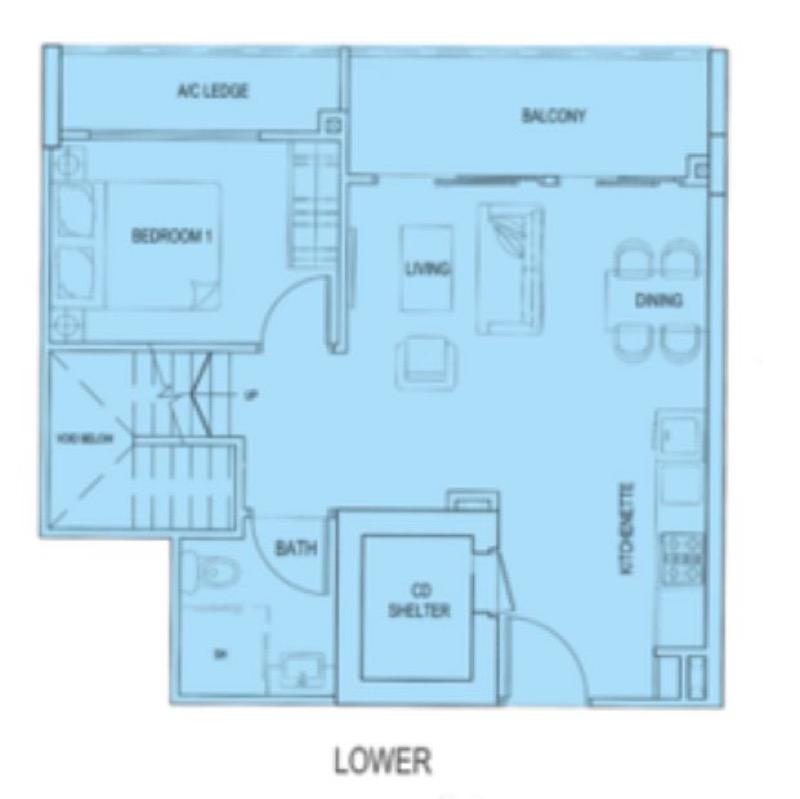 East Village Condominium Room Rental, $2,499, 1 Bed 1 Bath 600 sqft $4.17 psf