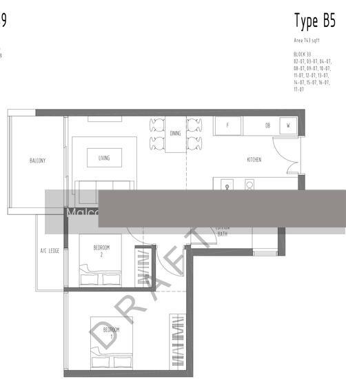 Sennett Residence Condominium For Rent, $4,600, 2 Bed 1 Bath 743 sqft $6.19 psf