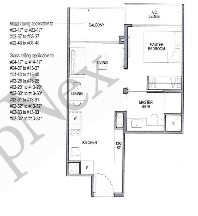 Park Colonial Condominium For Rent, $3,500, 1 Bed 1 Bath 463 sqft $7.56 psf