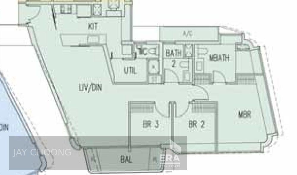 Luxurious Hotel Look Alike 3br Converted Into 2br! View to Believe!