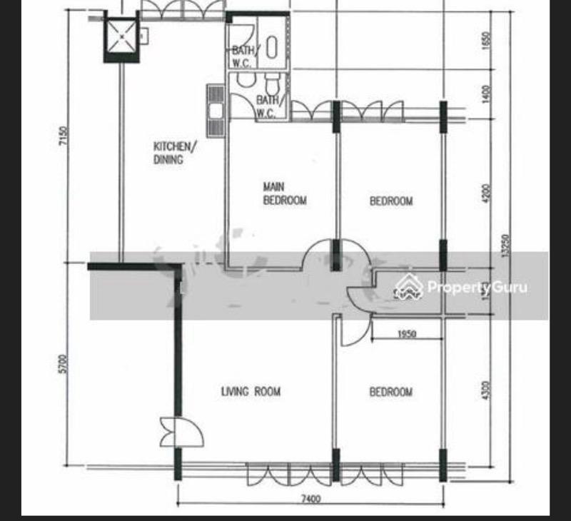 221A Jurong East Street 21 HDB Apartment For Rent, $3,500, 3 Bed 2 Bath 1,108 sqft $3.16 psf