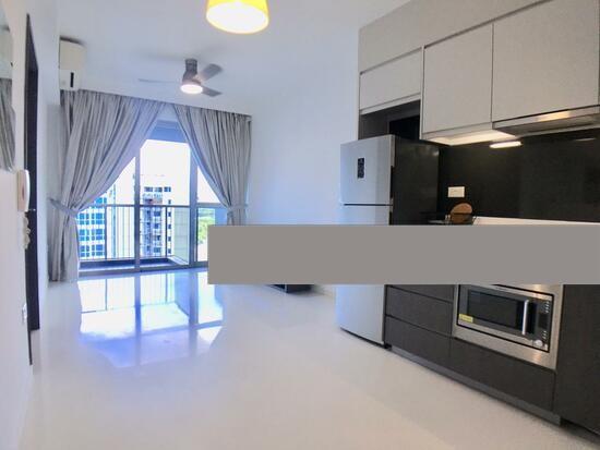 Q Bay Residences Condominium For Rent, $3,100, 1 Bed 1 Bath 517 sqft $6.00 psf Condominium | D18 Tampines | Prop-GPT the AI-Powered Property Guru