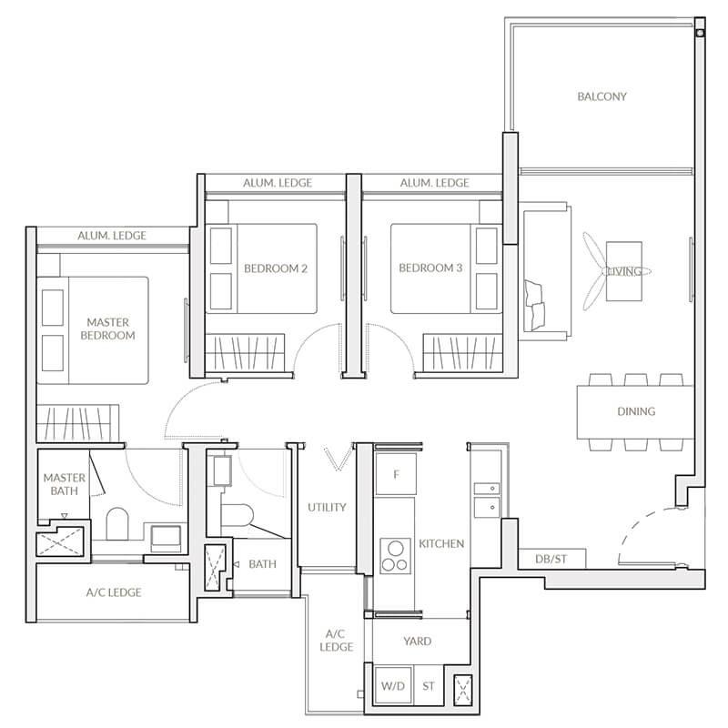 Apartment for Rent: D13, 341105