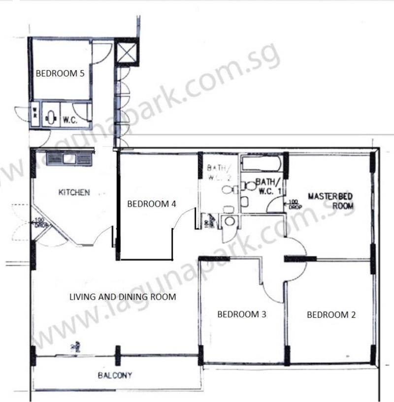 Laguna Park Apartment For Rent, $7,000, 5 Bed 3 Bath 1,615 sqft $4.33 psf