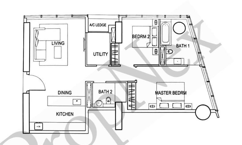 Condominium for Rent: Keppel, D04, 098402