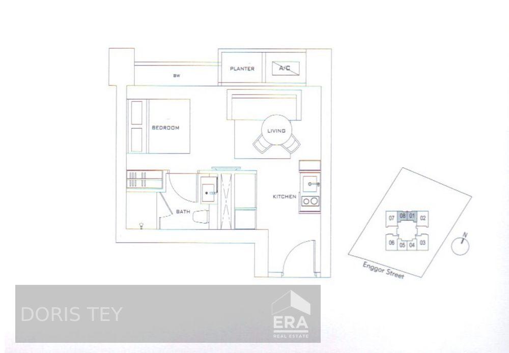 Condominium for Rent: Enggor Street, Anson, D02, 079718