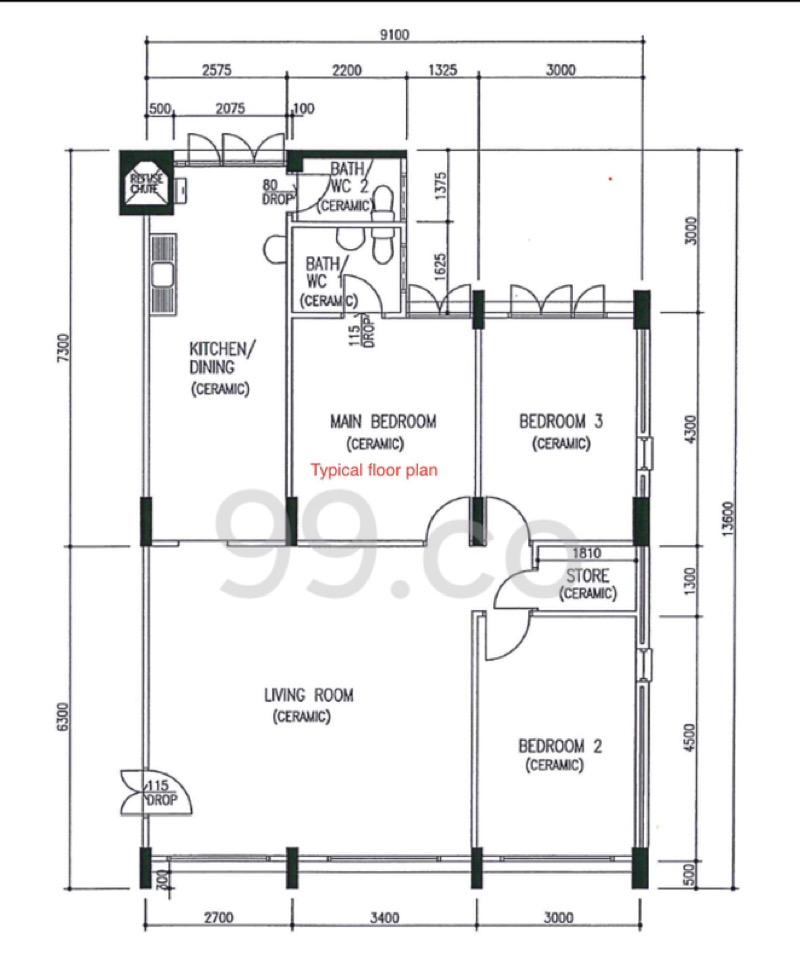 HDB Apartment for Rent: Tampines, D18, 520465