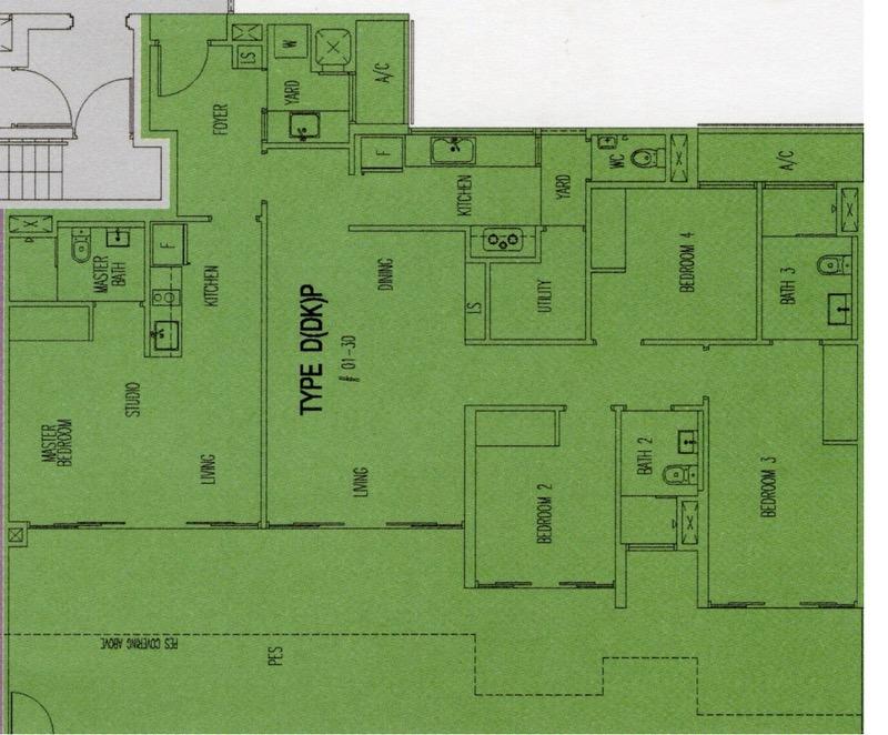 Condominium for Rent: Yishun, D27, 768096