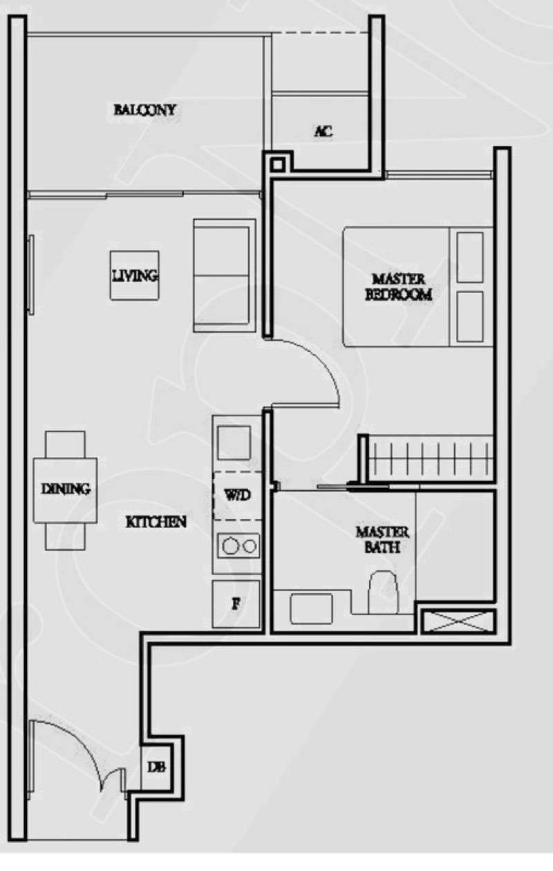 MOUNT VERNON ROAD Condominium For Rent, $2,980, 1 Bed 1 Bath 462 sqft $6.45 psf