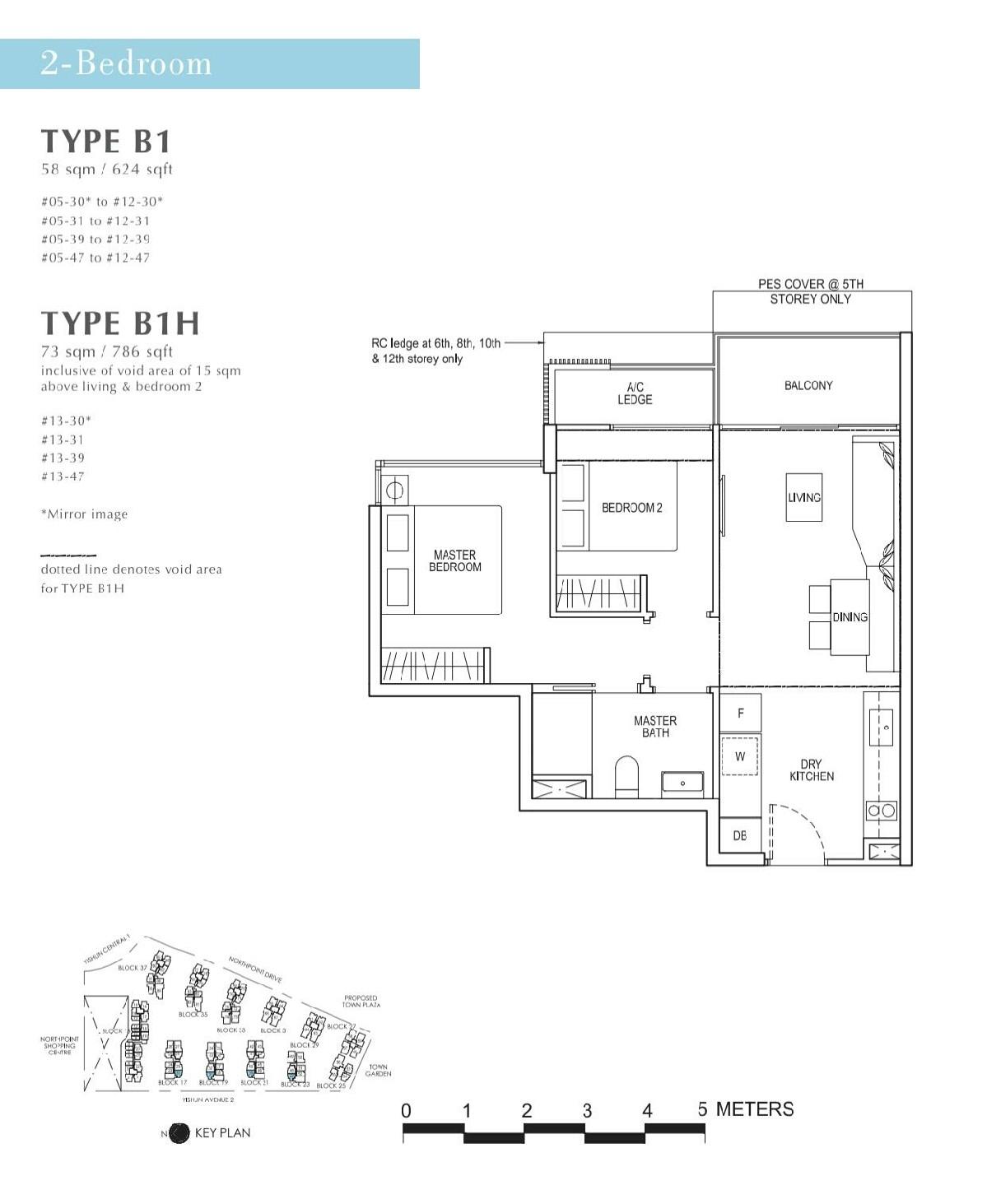 North Park Residences Condominium For Rent, $3,413, 2 Bed 1 Bath 634 sqft $5.38 psf