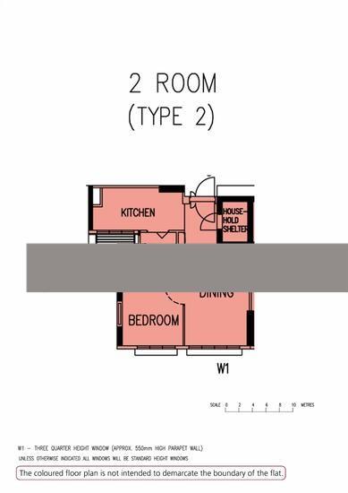 115B Canberra Walk HDB Apartment For Rent, $2,150, 1 Bed 1 Bath 505 sqft $4.26 psf