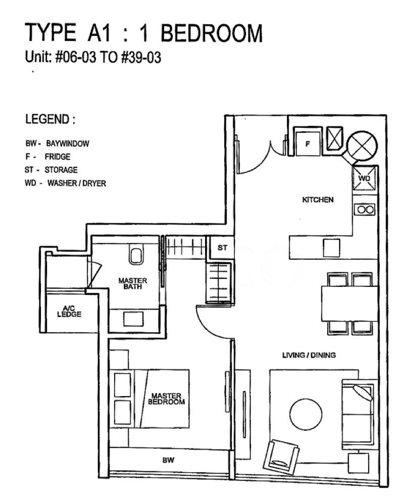 76 Shenton Apartment For Rent, $4,800, 1 Bed 1 Bath 624 sqft $7.69 psf