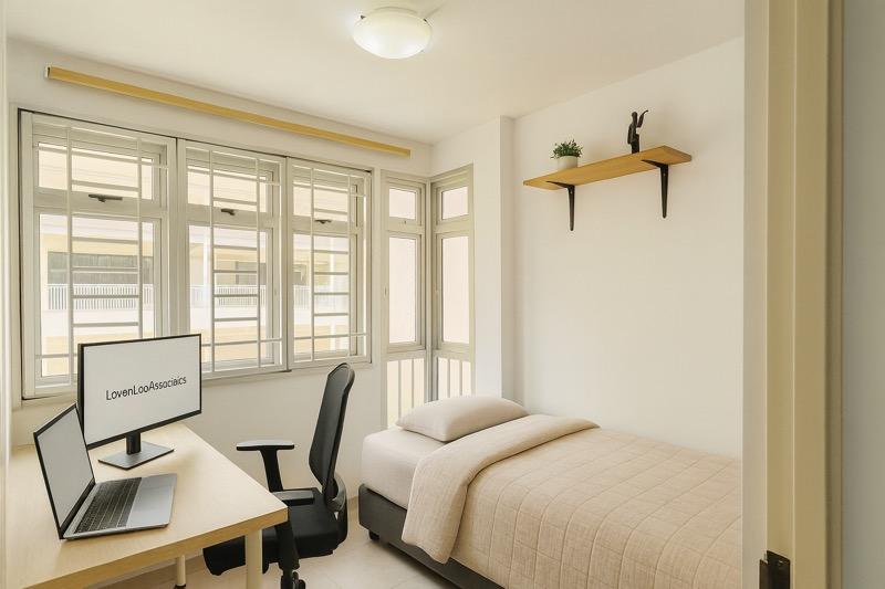 4 Marine Terrace HDB Apartment For Rent, $3,200, 3 Bed 2 Bath 688 sqft $4.65 psf
