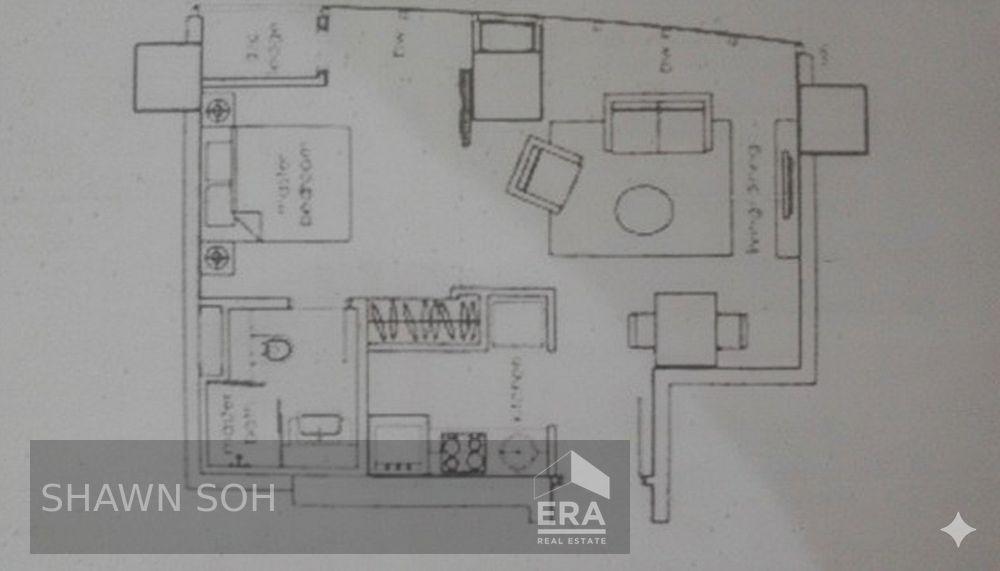 Expat's Choice! Central Location, High Floor