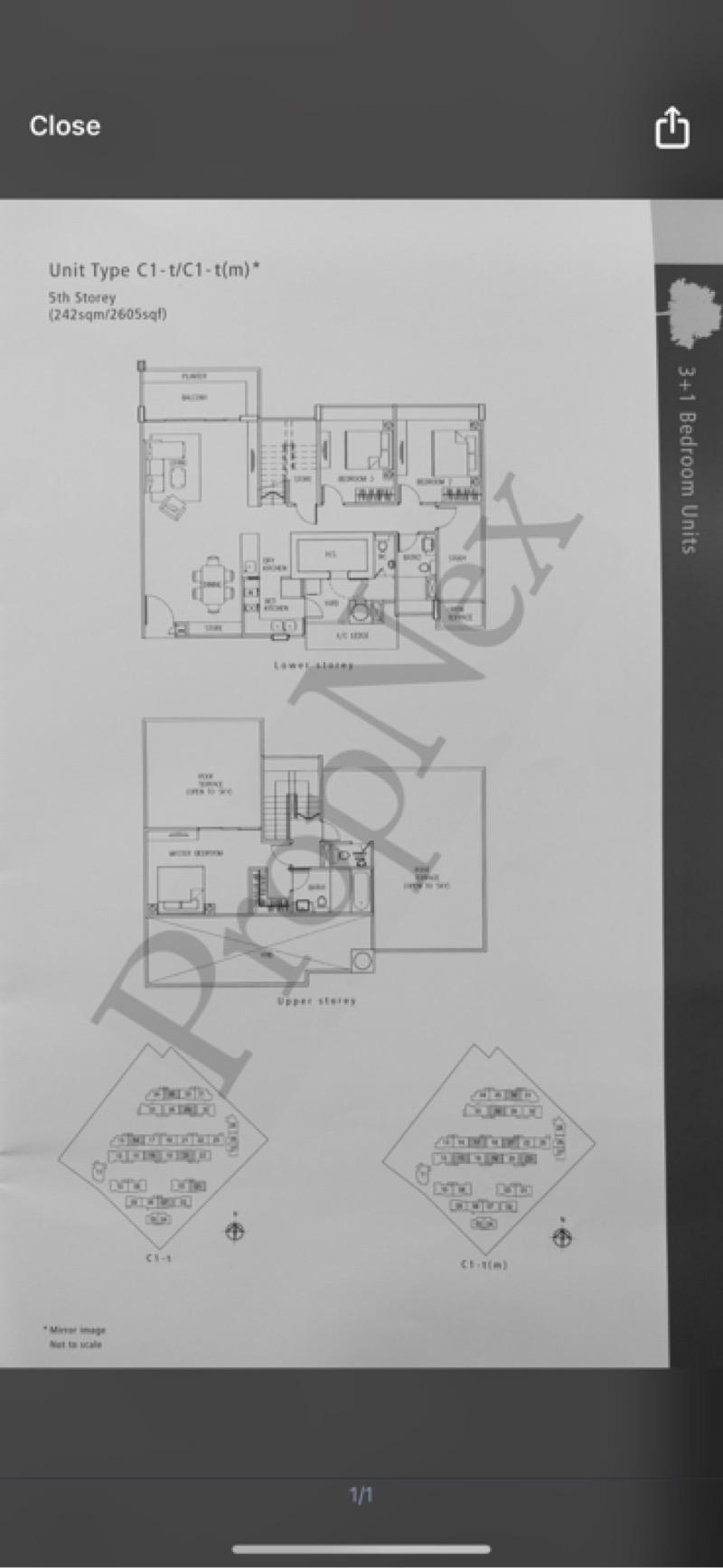 The Sixth Avenue Residences Condominium For Rent, $8,300, 4 Bed 3 Bath 2,605 sqft $3.19 psf