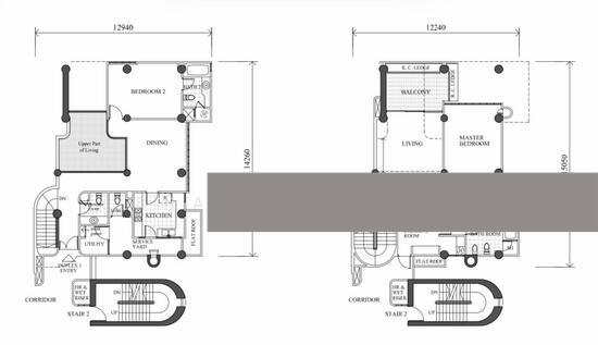 The Colonnade Condominium For Rent, $14,500, 2 Bed 4 Bath 2,883 sqft $5.03 psf