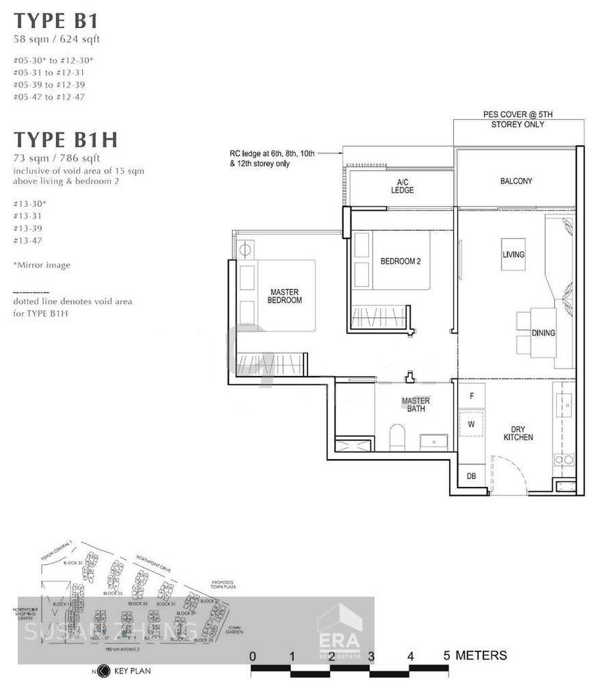 Standalone 2b1b Above Northpoint City. Convenience at Your Doorstep