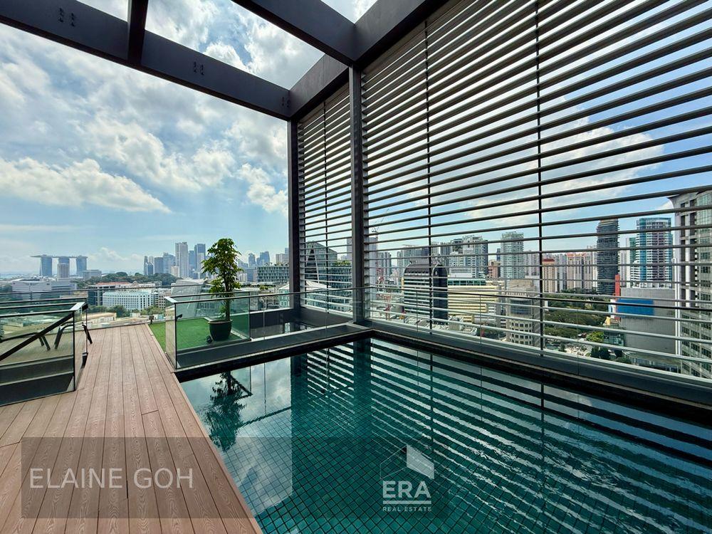 Triplex Penthouse 4 Room Balcony & Pte Pool 0.5km a C S Junior & Mrt!
