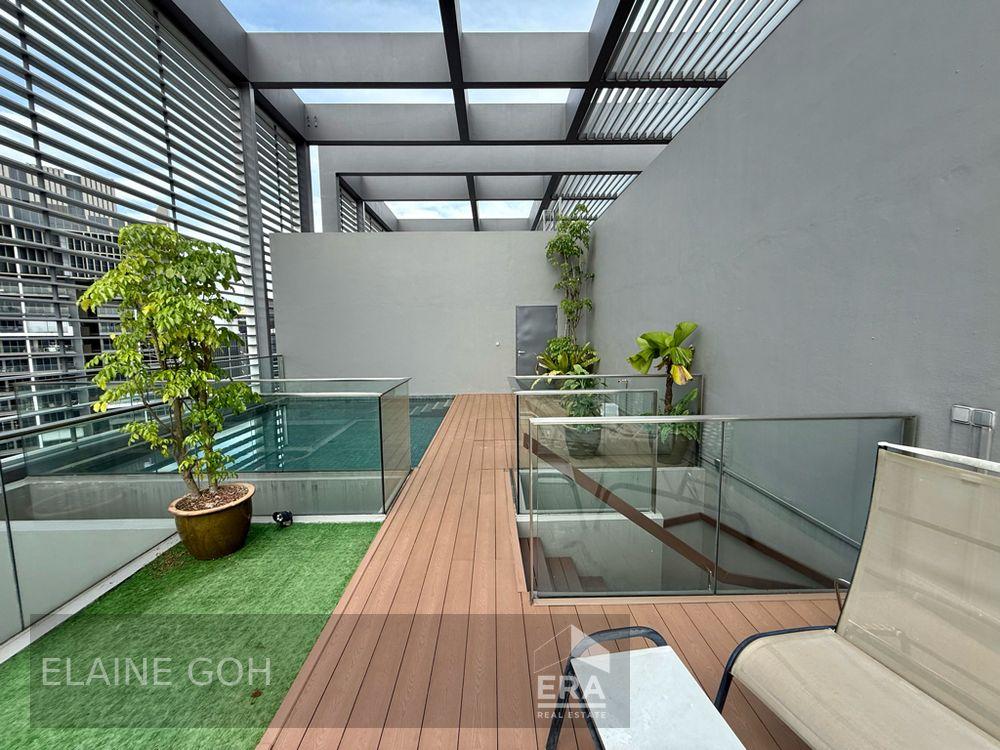 Triplex Penthouse 4 Room Balcony & Pte Pool 0.5km a C S Junior & Mrt!