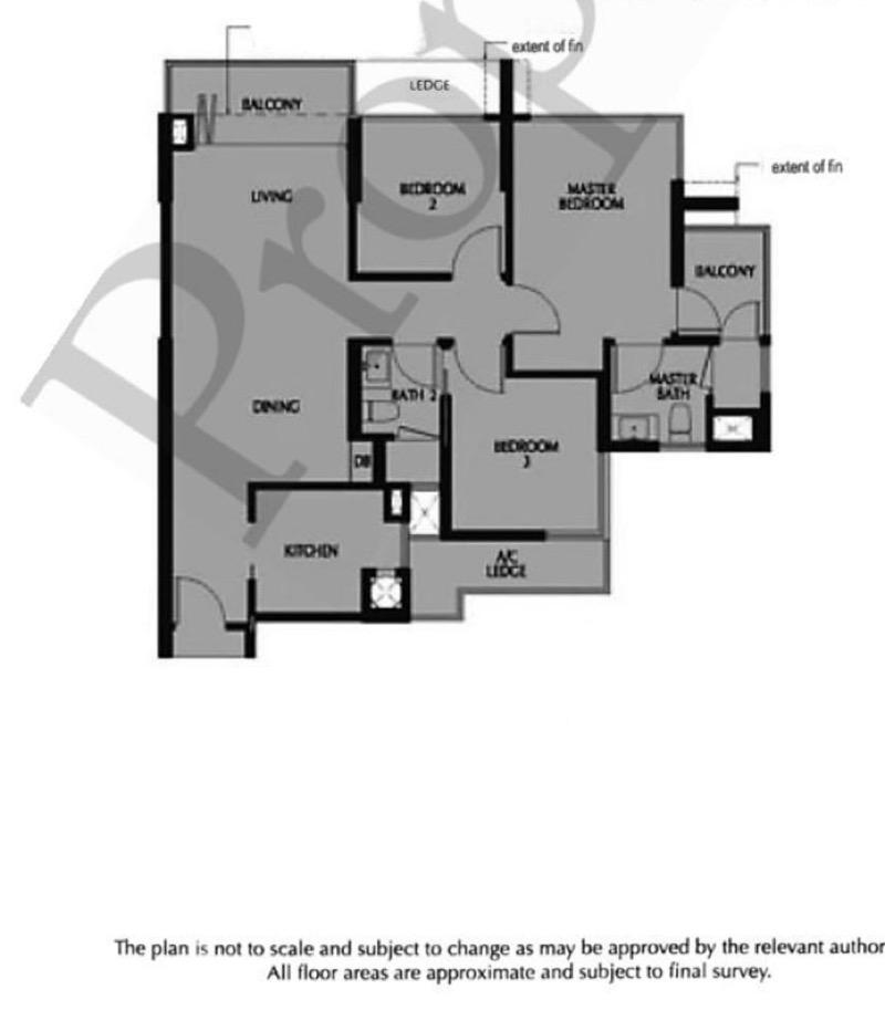 Eco Sanctuary Condominium For Rent, $5,800, 3 Bed 2 Bath 980 sqft $5.92 psf