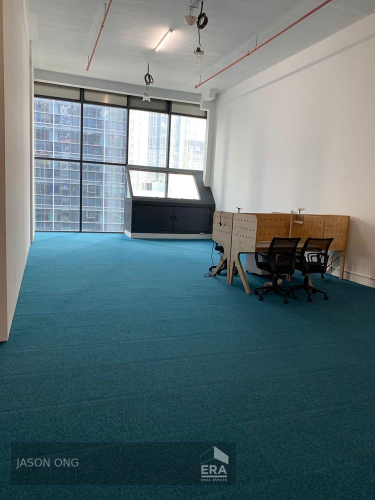 Partially Furnished Office With High Ceiling and Efficient Layout