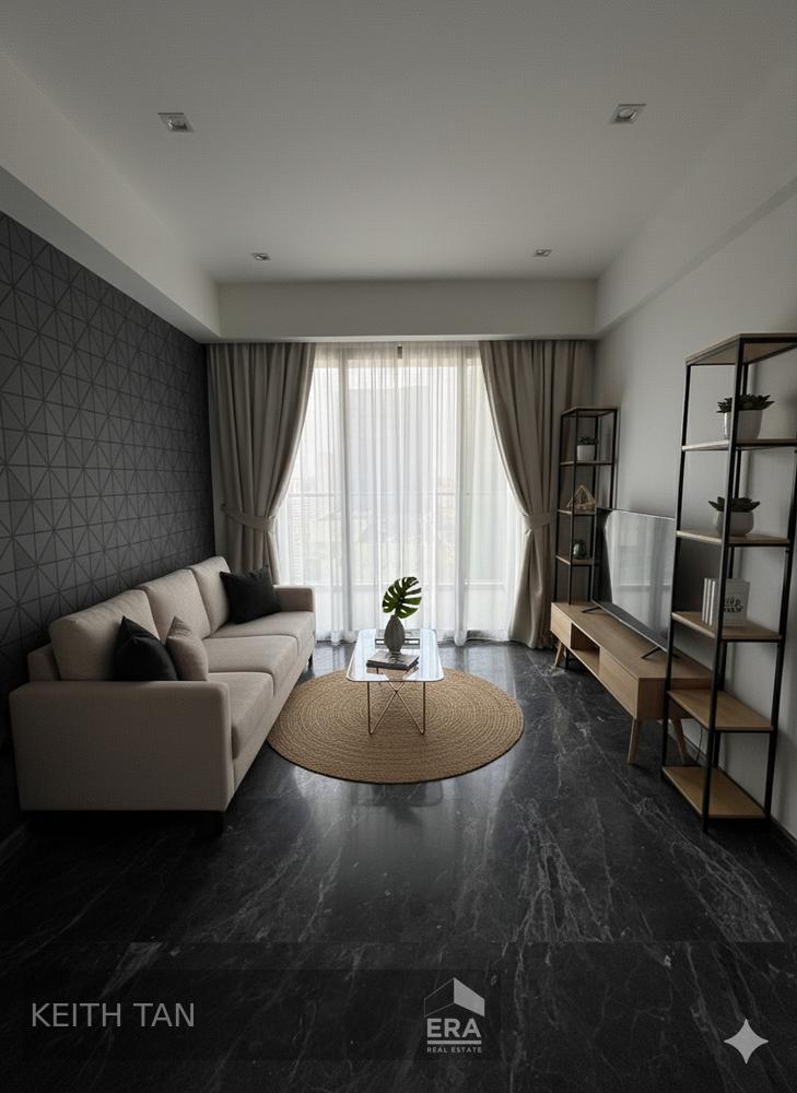 One Bernam 2 Bedroom With Balcony, Tanjong Pagar Mrt, View Today