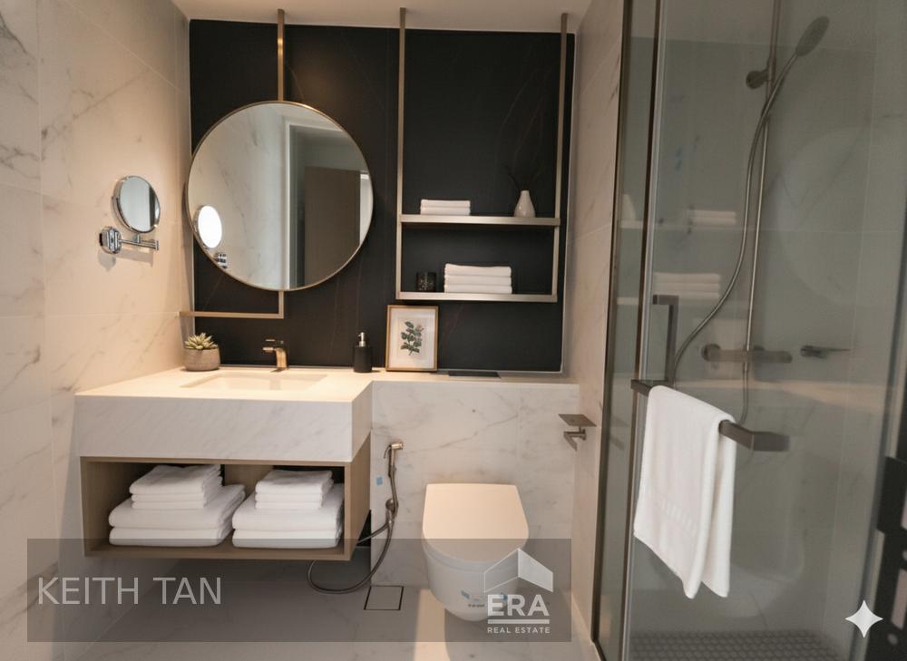 One Bernam Rare Sea View 2 Bedroom Study, Tanjong Pagar, View Today