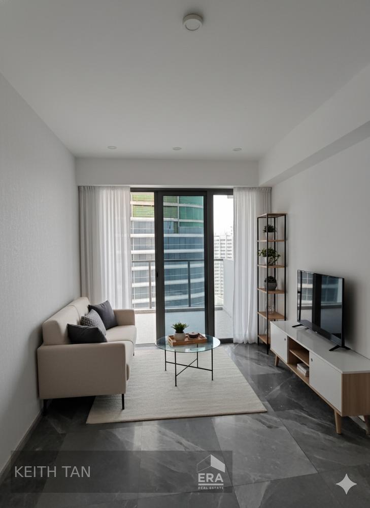 One Bernam Rare Sea View 2 Bedroom Study, Tanjong Pagar, View Today