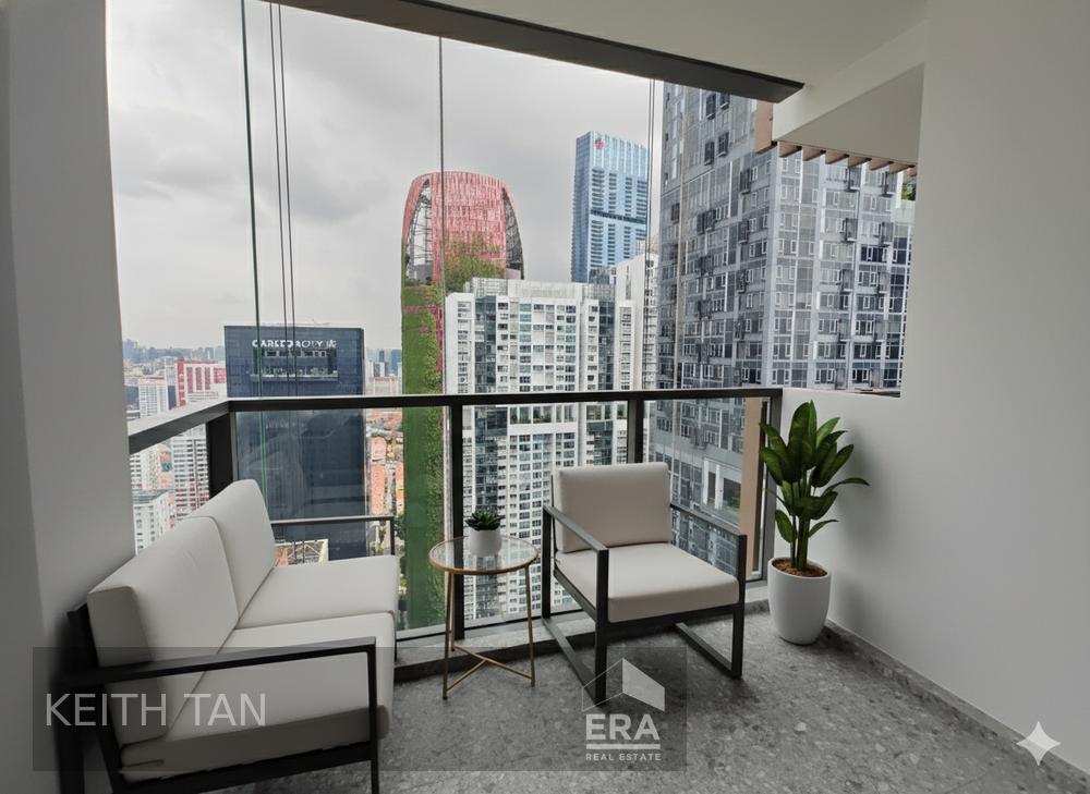 One Bernam 2 Bedroom With Balcony, Tanjong Pagar Mrt, View Today