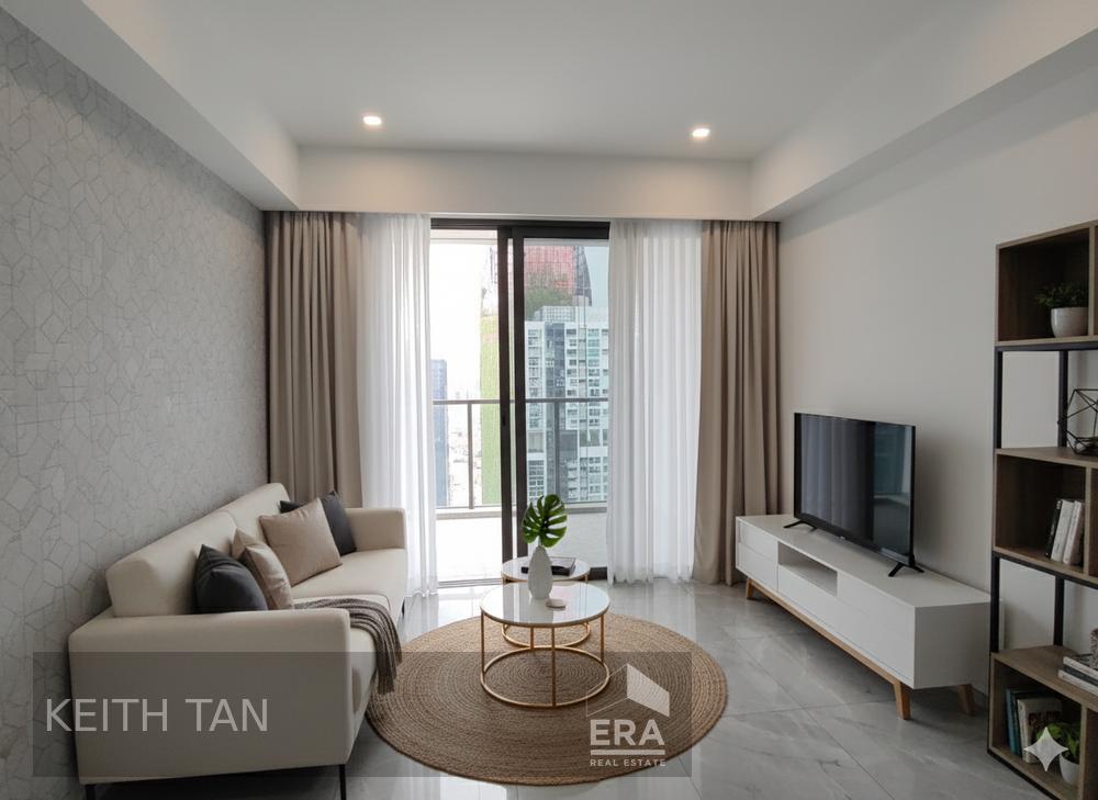One Bernam 2 Bedroom With Balcony, Tanjong Pagar Mrt, View Today