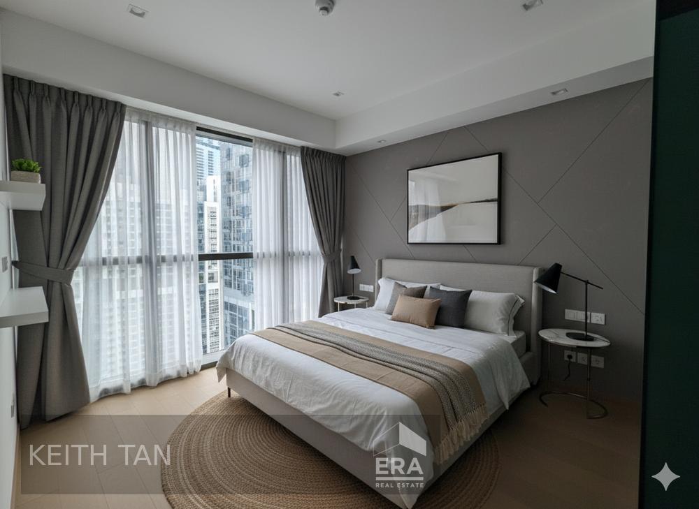 One Bernam 2 Bedroom With Balcony, Tanjong Pagar Mrt, View Today