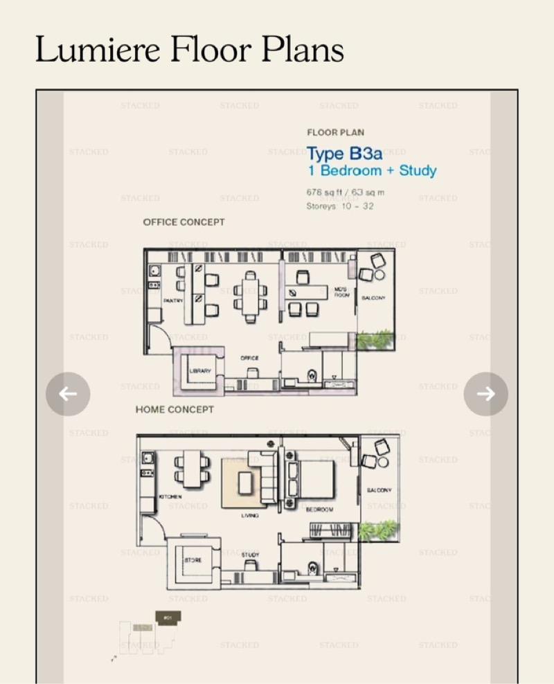 Lumiere Apartment For Rent, $4,500, 1 Bed 1 Bath 678 sqft $6.64 psf