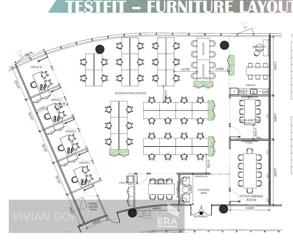 Fitted Business Space at Fusionopolis One-north