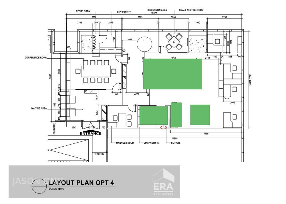 Corner Unit, Fully Fitted With Workstations, Meeting Room, Dry Pantry