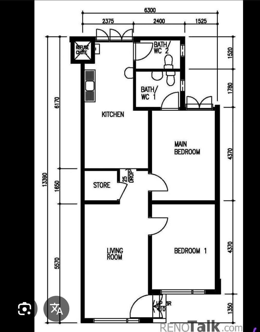 157 Mei Ling Street HDB Apartment For Rent, $3,500, 3 Bed 2 Bath 861 sqft $4.07 psf