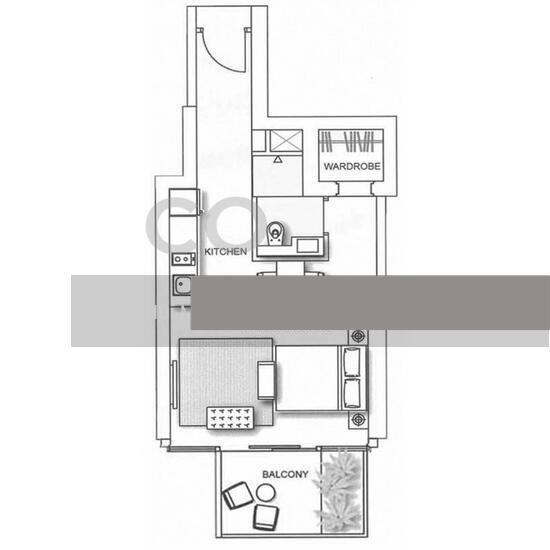 Lumiere Apartment For Rent, $3,5001 Bath 484 sqft $7.23 psf