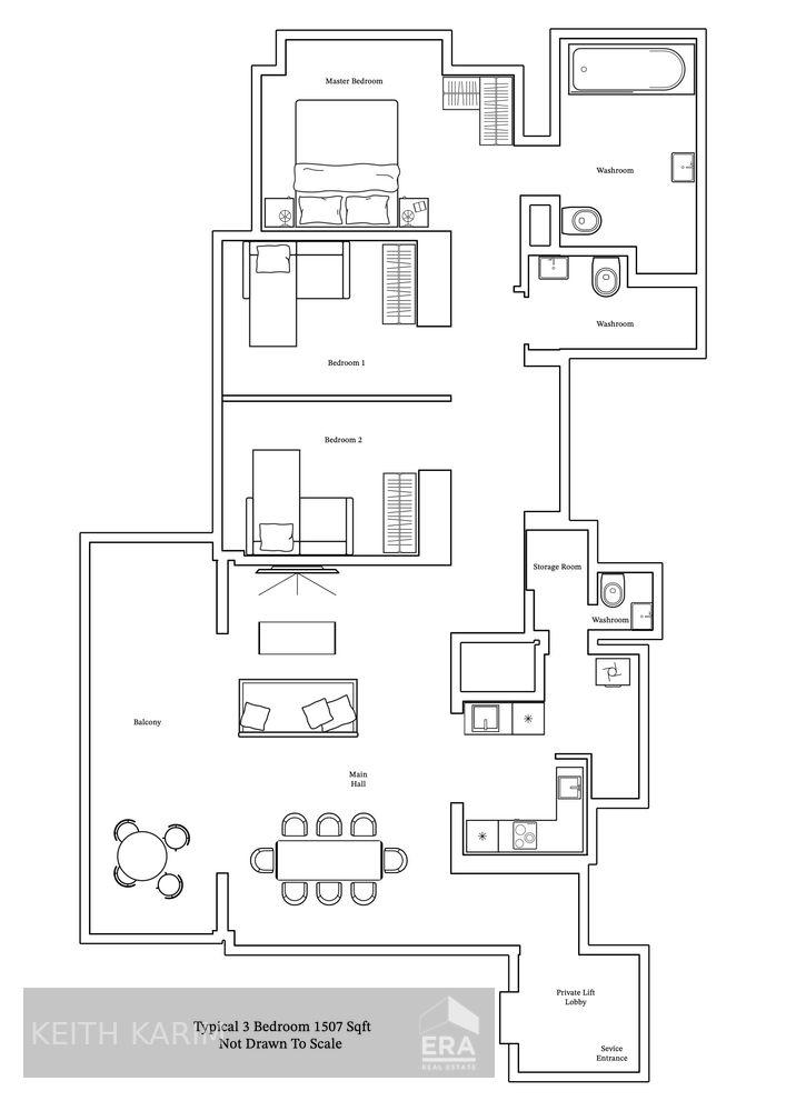 Functional Well Maintained 2, 3 or 4 Bedders With Private Lift!