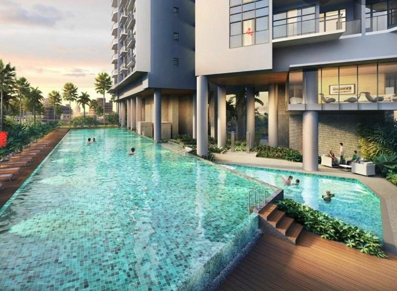 Uptown @ Farrer Condominium For Rent, $4,100, 2 Bed 2 Bath 538 sqft $7.62 psf